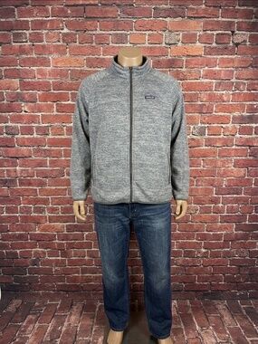 Patagonia Men’s Gray Full-Zip Fleece Jacket